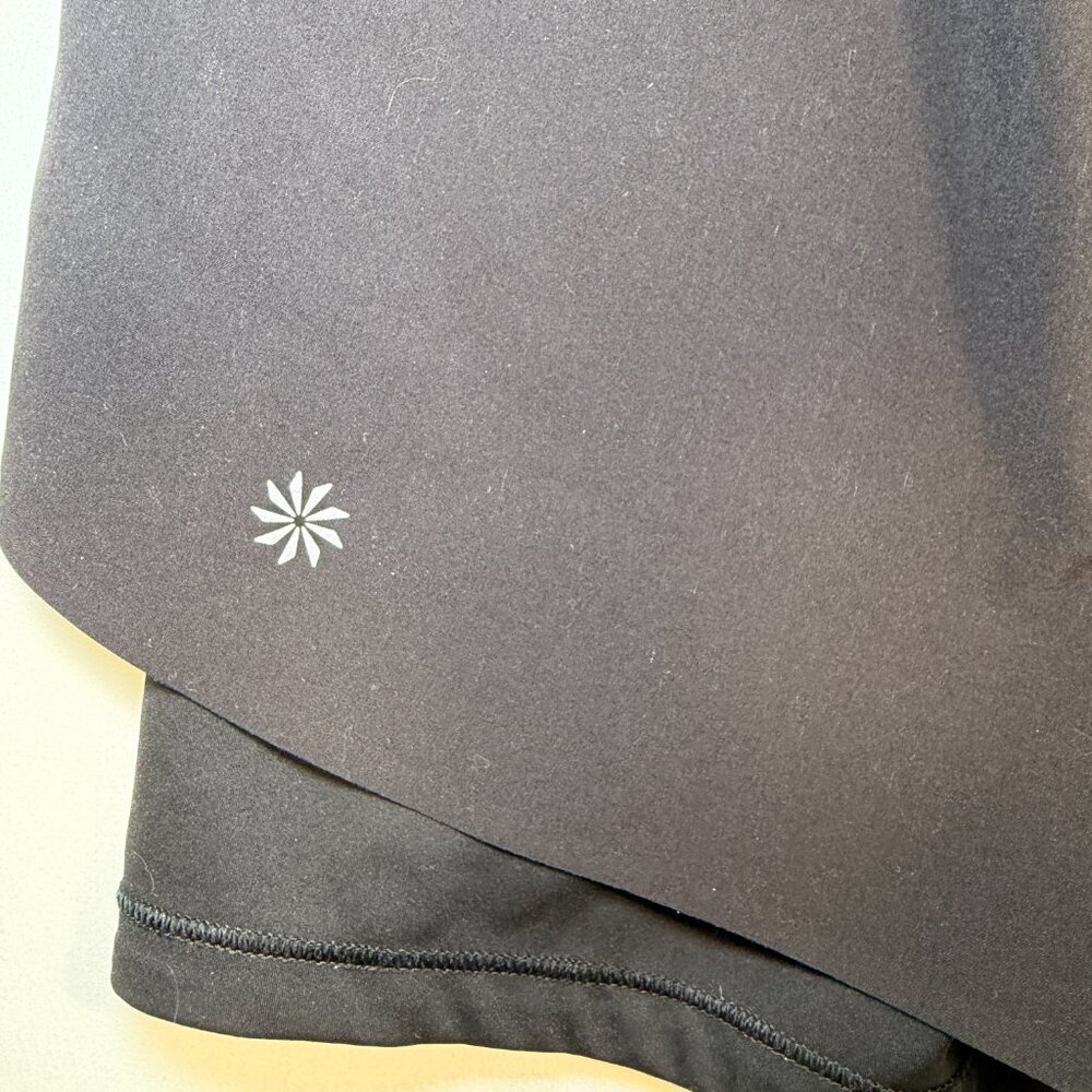ATHLETA Mile Marker 2 in 1 Shorts Black Small - Picture 10 of 15